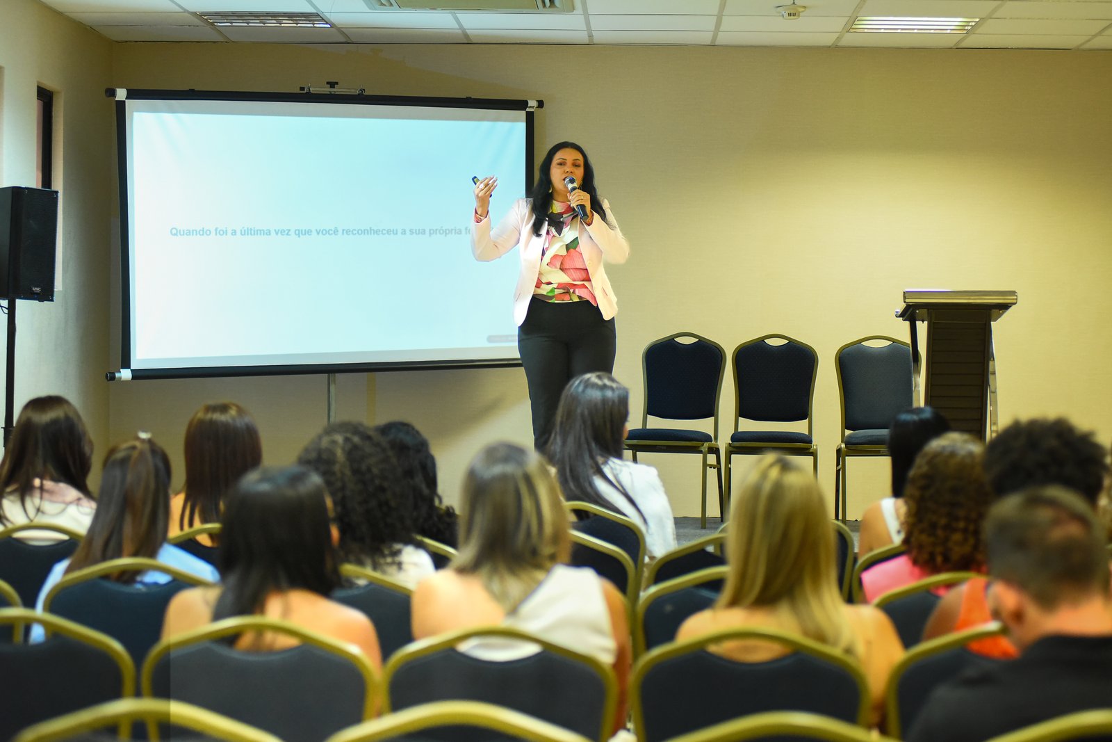 Vanuza Nascimento em evento